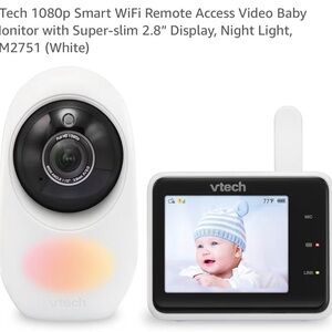 VTech White WiFi Baby Monitor with Camera